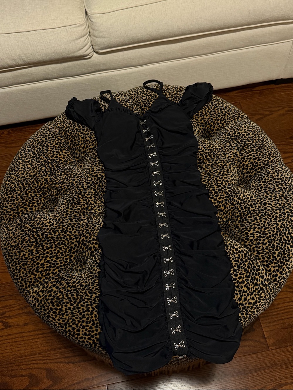 Black Mini Tiger Mist Dress
